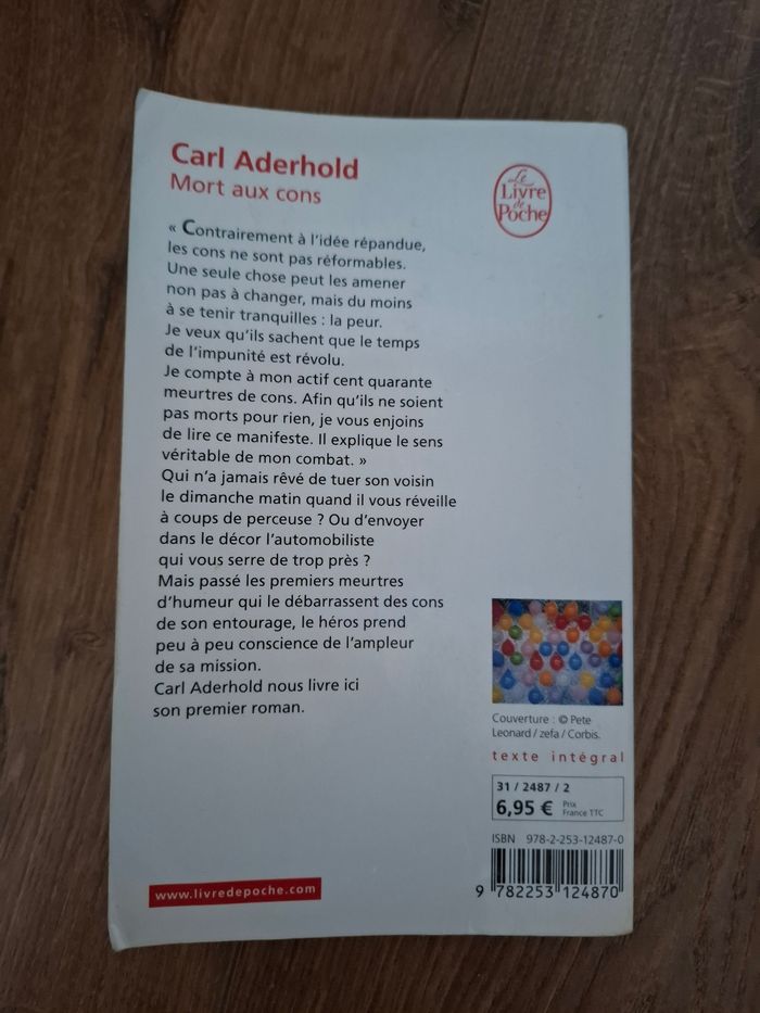 Roman Mort aux cons de Carl Aderhold en bon état - photo numéro 2