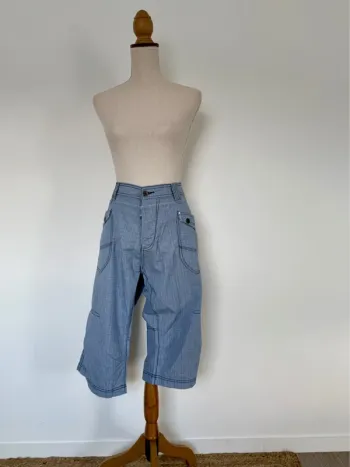 Bermuda short denim poches Kort Pantaloncini Pantalones destroy corto hombre uomo Szorty XXL