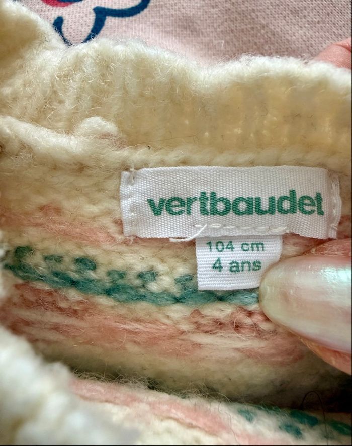 Lot de 4 pulls fille - 4 ans - parfait état - photo numéro 7