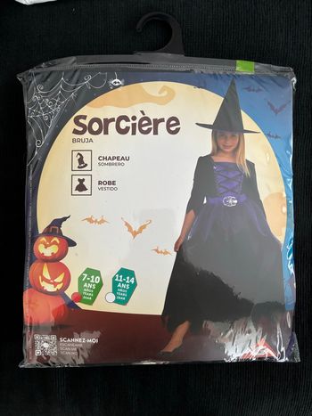 Déguisement Halloween sorcière