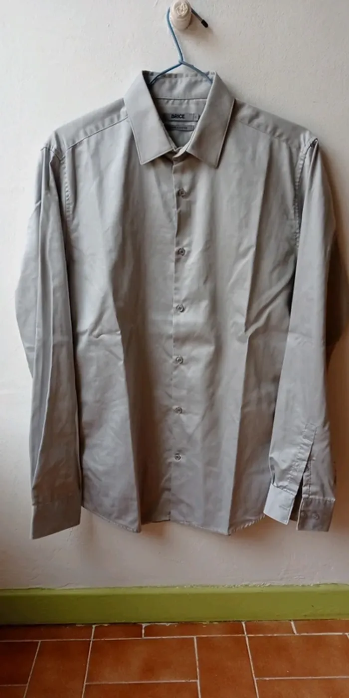 Chemise gris clair ML Brice taille M