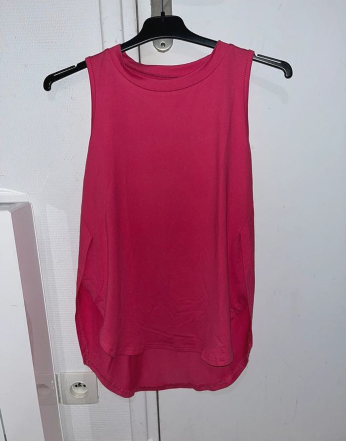 Débardeur rose femme
