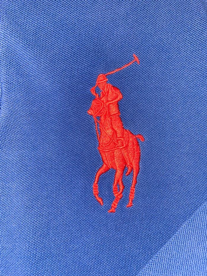 Polo Ralph Lauren Bleu 90s Custom Fit 🔵 - photo numéro 3
