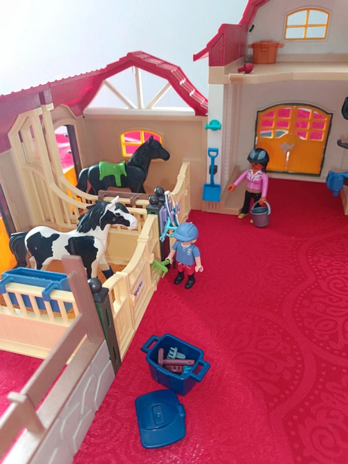 Belle Écurie-Playmobil-3 Box+cloture - photo numéro 3