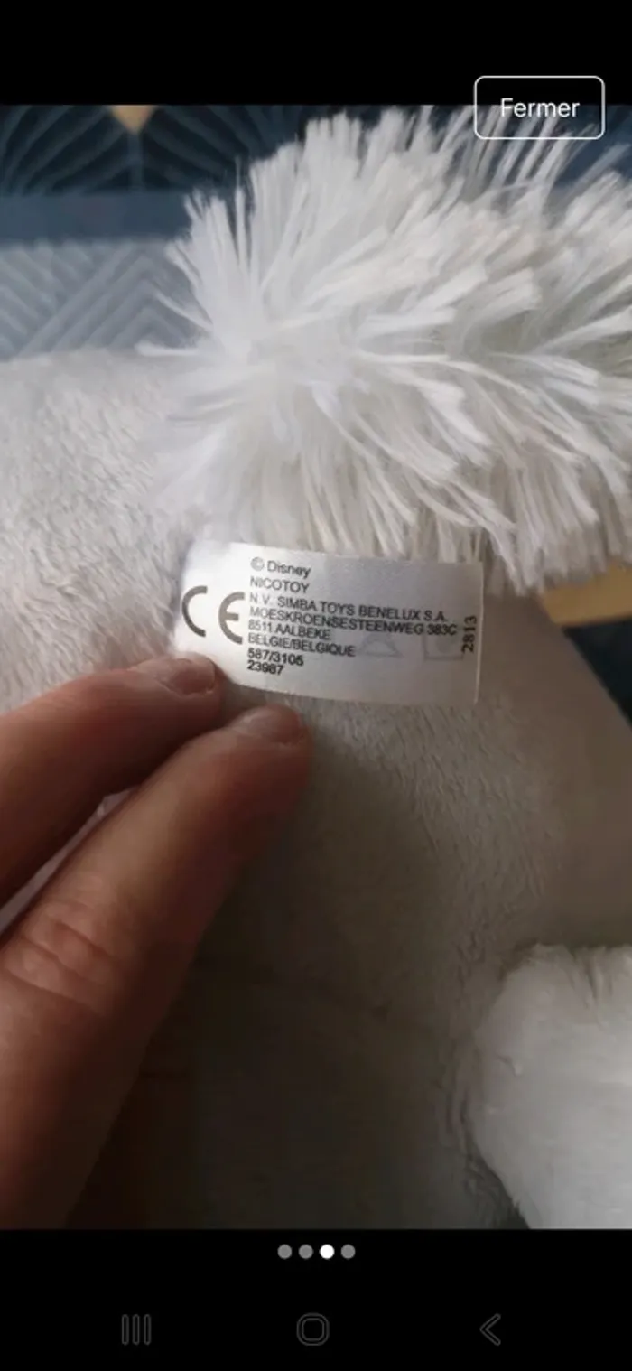 Peluche Marie aristochats Disney - photo numéro 3