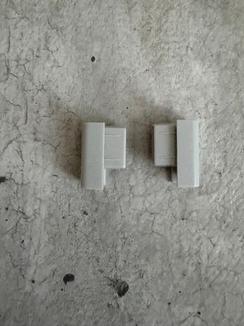 Lot 2 embouts de finition Cimaise Click Rail