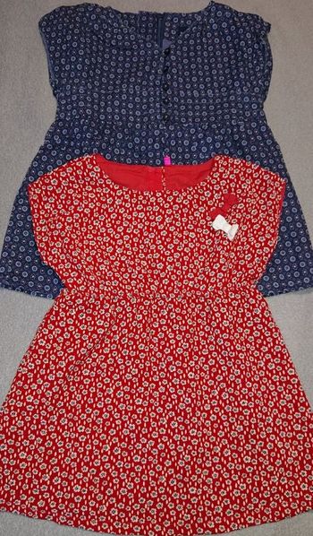 Lot de 2 Robes/Tuniques/Blouses, 1 an/12 mois