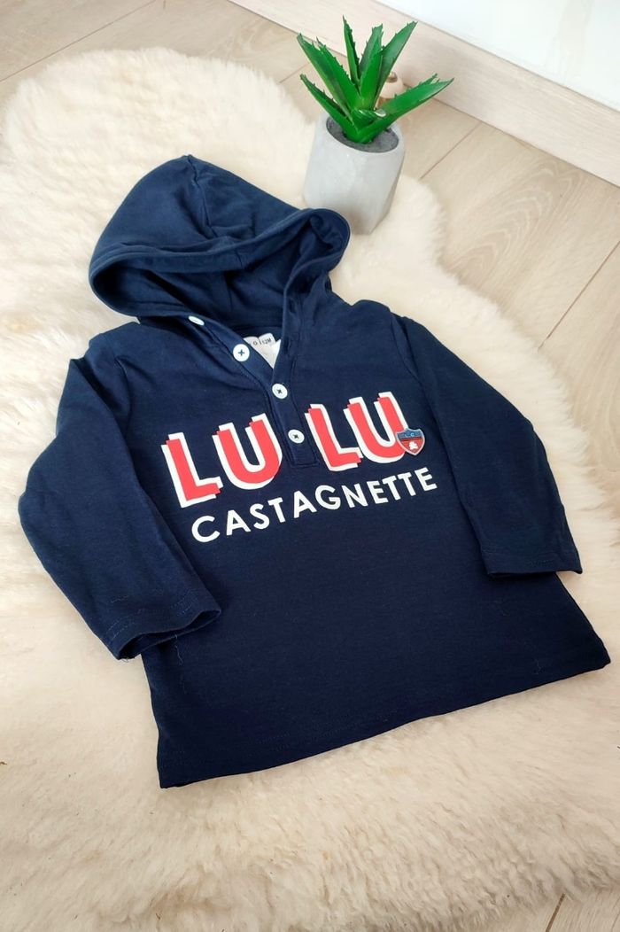 T-shirt à capuche Lulu castagnette - photo numéro 3