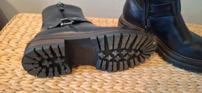 Botines cuir noir neuve free monday t36 - photo numéro 7