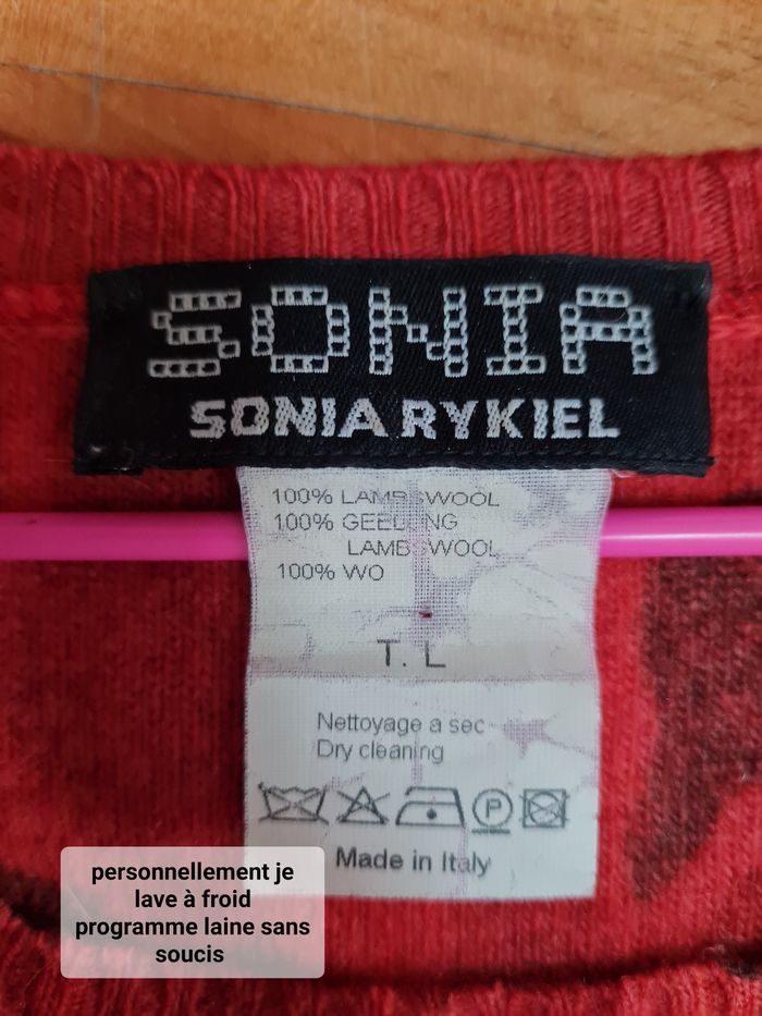 Pull femme 100%laine d'agneau Sonia Rykiel TL - photo numéro 7