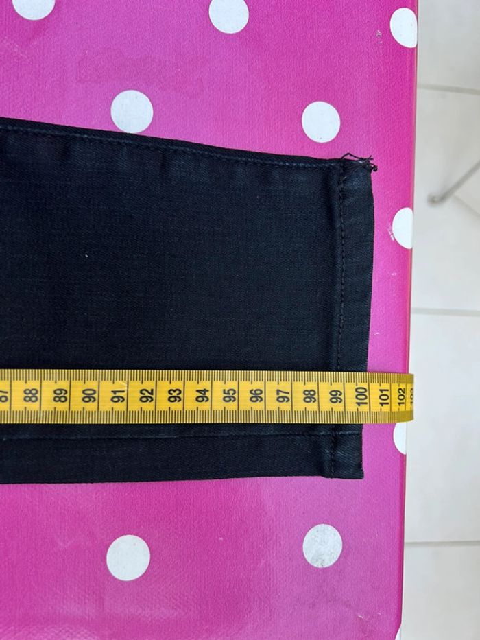 Jean bleu foncée kaporal slim brodé W26L32 femme - photo numéro 13