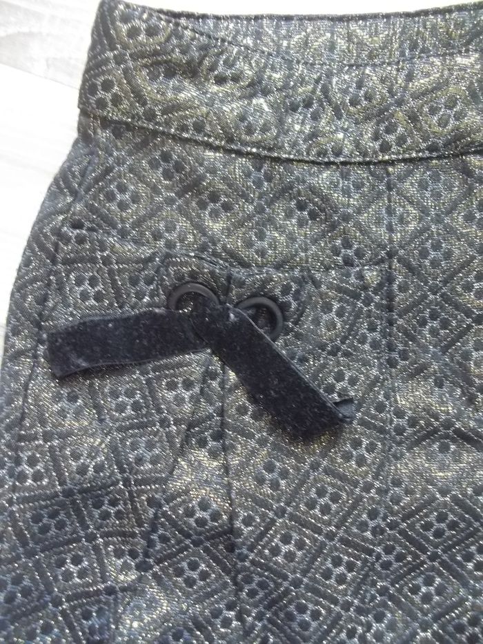 Shor damassé marine et doré Orchestra 10 ans/140 cm - photo numéro 2