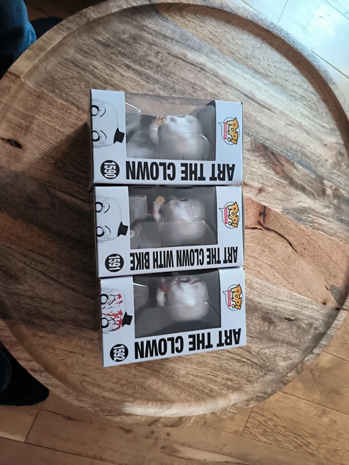 Lot de 3 pop art the clown terrifier - photo numéro 2