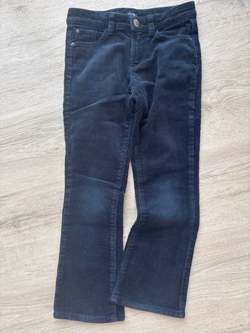 Pantalon côtelé bleue marine 