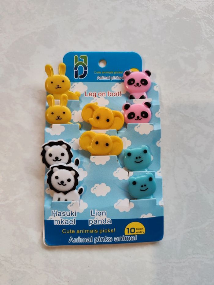 Lot de 10 pinces à cheveux