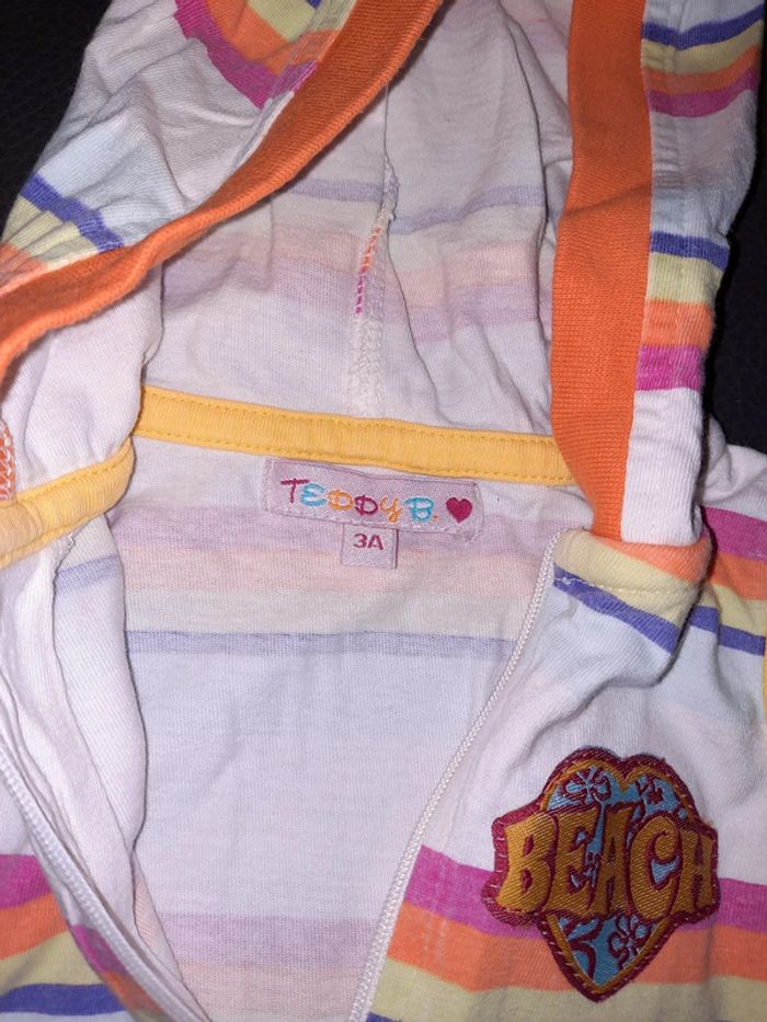 Robe d'été fille 3 ans avec capuche - photo numéro 2