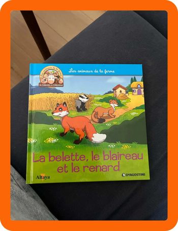 Livre pour enfants sur les animaux de la ferme altaya la belette le blaireau et le renard