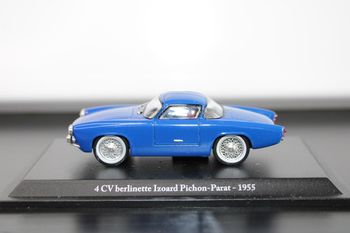 Voiture miniature Renault 4 cv berlinette Izoard pichon-Parat