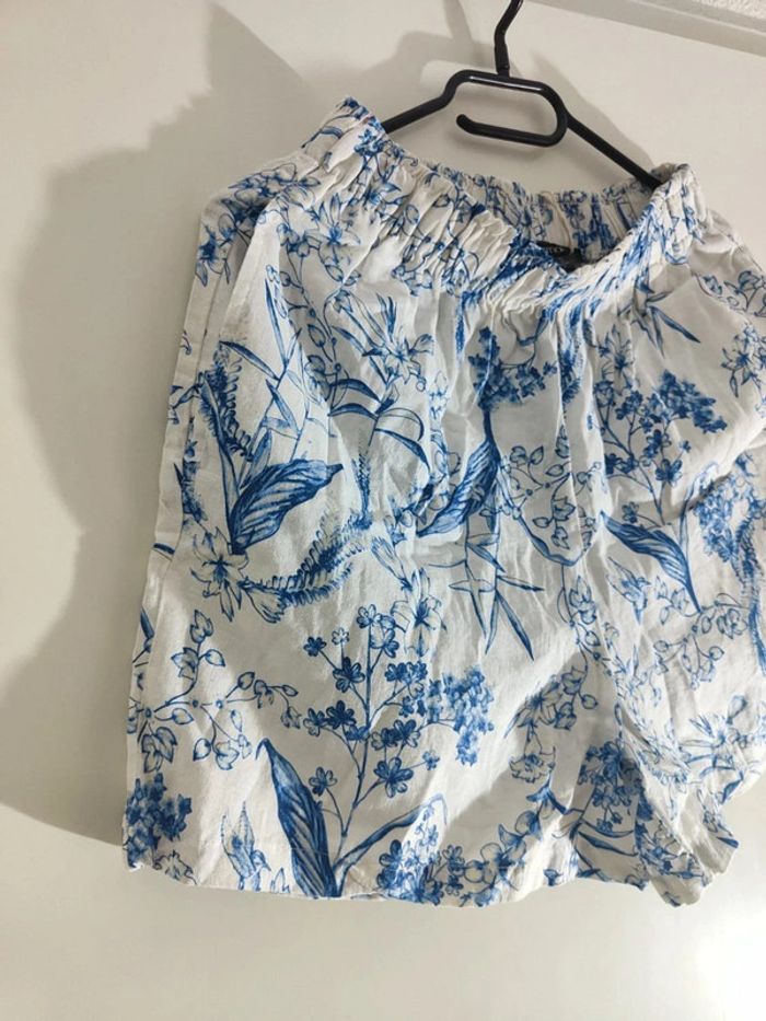 Esmara 36 Short Floral Bleu Ciel - photo numéro 8