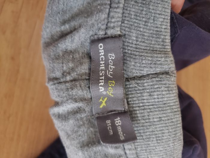 Pantalon en toile bleue doublé coton Orchestra 18 mois - photo numéro 7