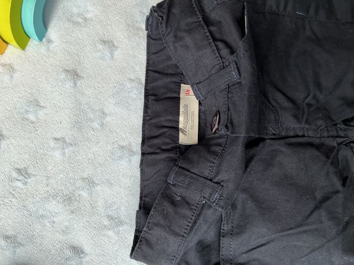 pantalon chino noir taille réglable 3 mois aéropilote - photo numéro 4