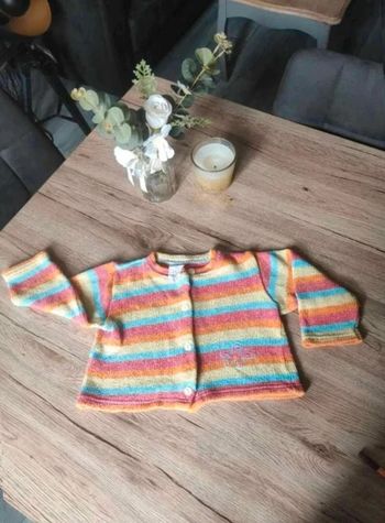 Gilet coloré 24 mois