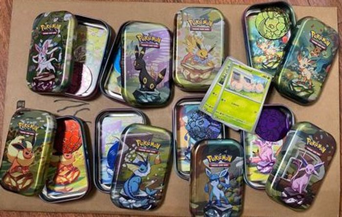 Mini tin EV 8.5 évolution  Prismatique lot de 1 scellé + 7 vides - photo numéro 2