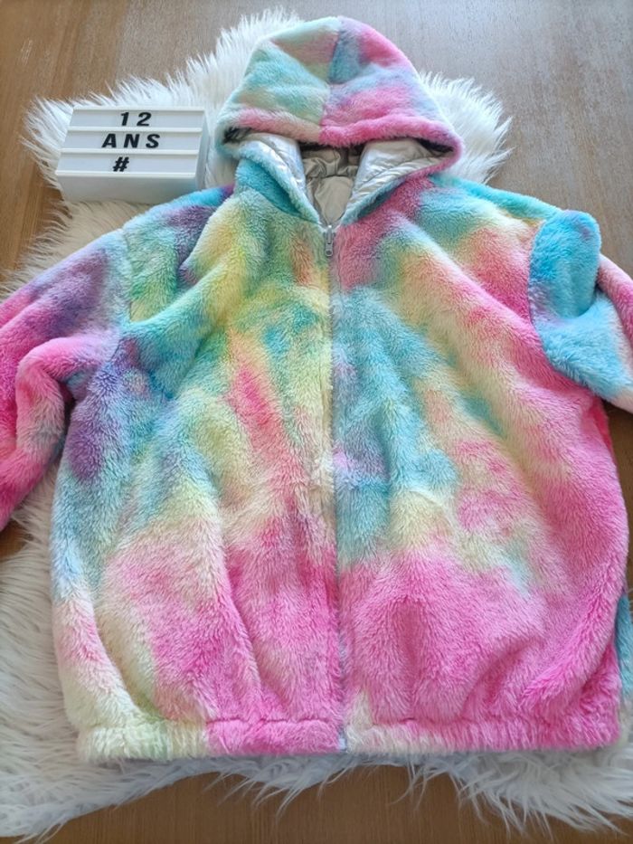 Veste arc-en-ciel 12 ans - photo numéro 2