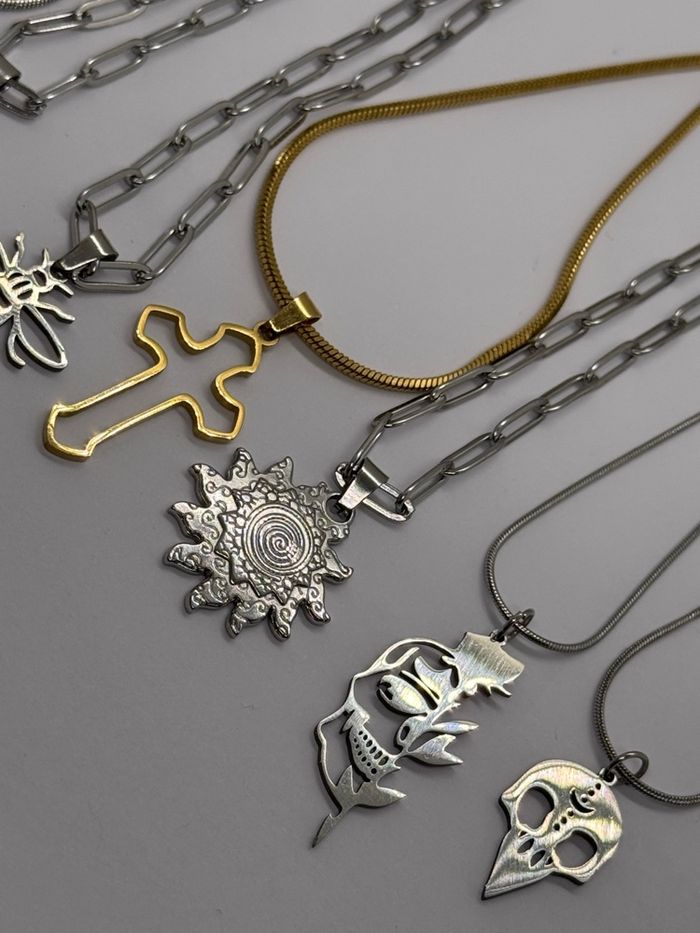 Lot idéal revendeur collier acier inoxydable - photo numéro 8