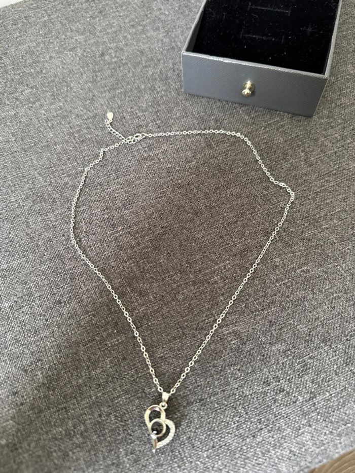 🌹💍 coffret véritable rose + collier cœur - très bon état - Allomn - photo numéro 8