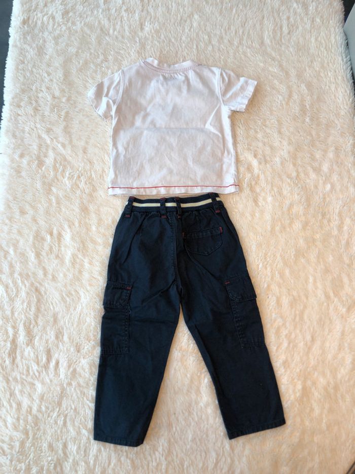 Tenue Lcdp Zèbre pantalon toile Garçon 18m - photo numéro 2