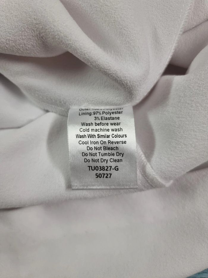 Tussah robe midi blanche Dina * taille 38 * Neuve - photo numéro 11