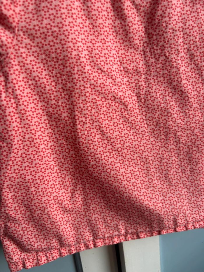 Blouse manches courtes rouge , cocoon, 6 mois - photo numéro 5