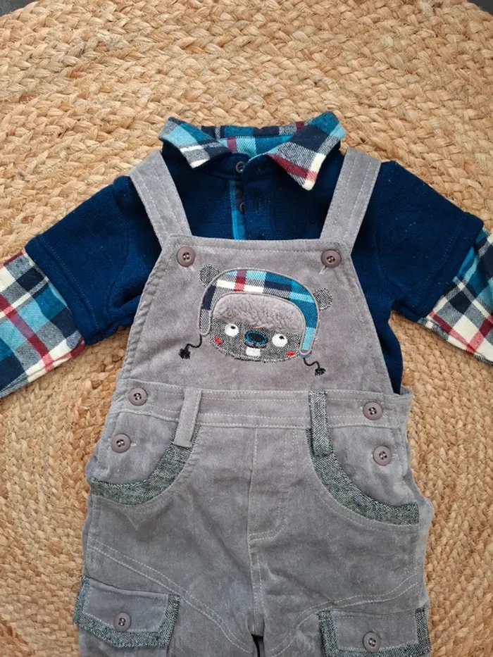 Ensemble pull et combinaison taille 18 mois - photo numéro 4