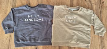 Pulls zeeman beige et gris