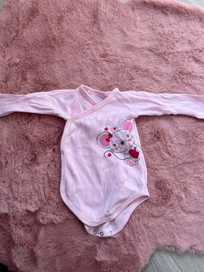 Lot 11 bodies 9 et 12 mois bébé fille - photo numéro 10