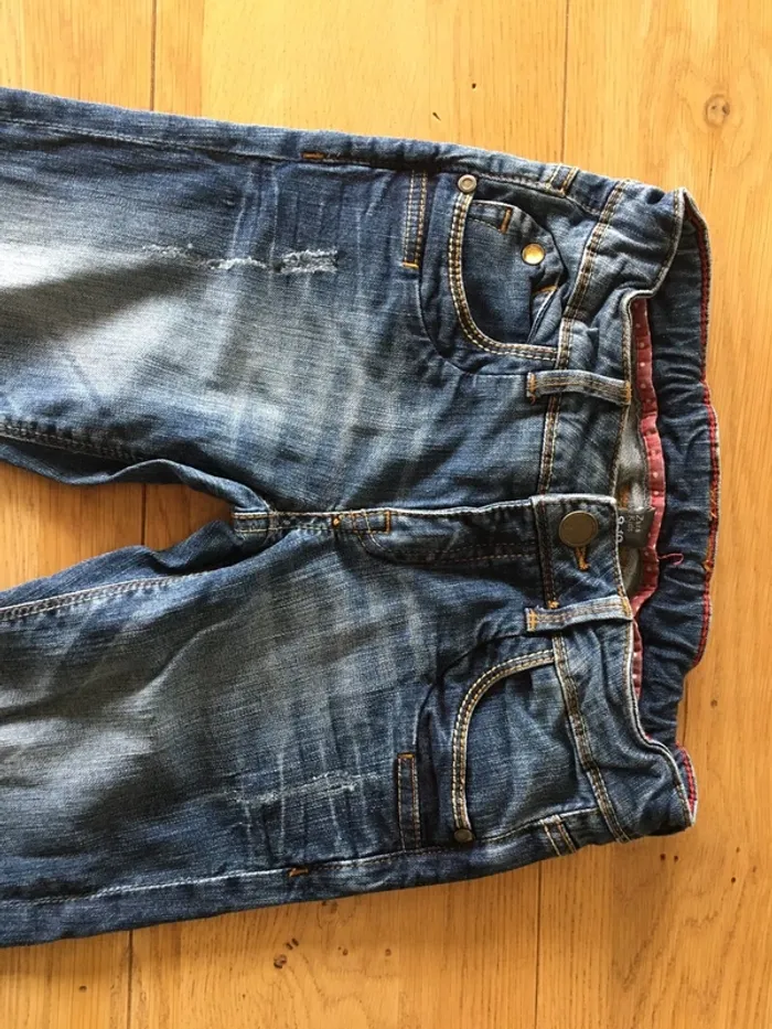 Lot de 3 pantalons slim fille 10 ans - photo numéro 5