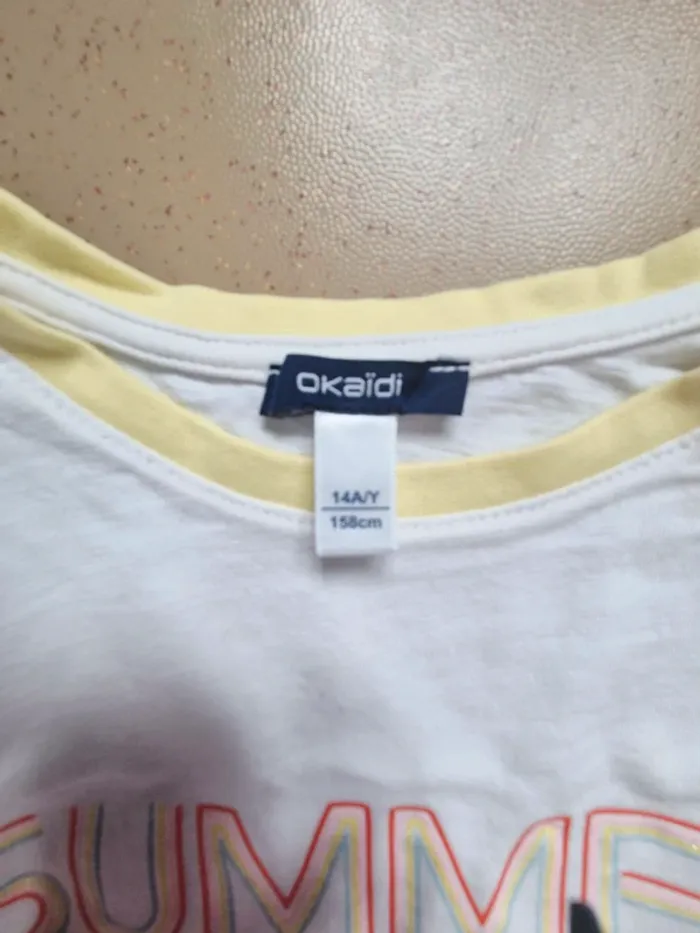 T shirt fille Okaidi - photo numéro 3