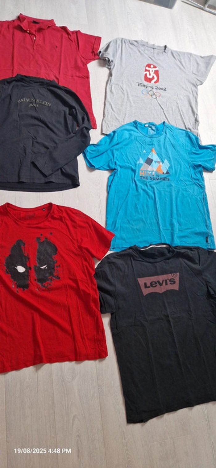 💞 Lot Tee shirt Polo Manches longues XXL  💞