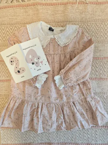 Robe automne biches rose 24 mois Orchestra