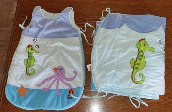 Ensemble gigoteuse + tour de lit