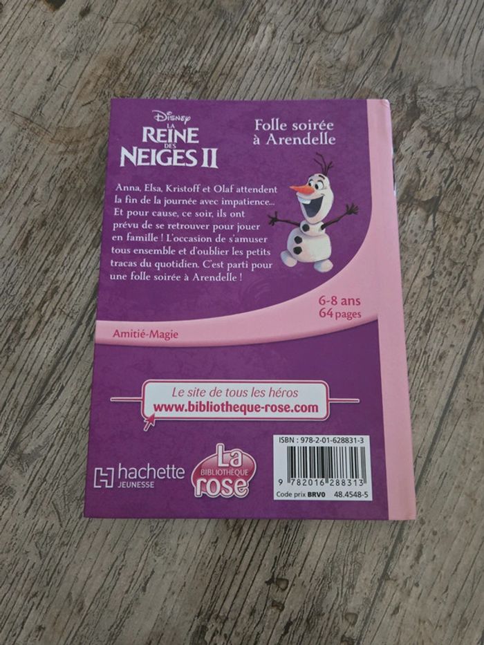 Livre La Reine des Neiges 2 bibliothèque rose - photo numéro 2