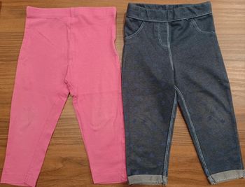 Lot 2 leggings 18 mois