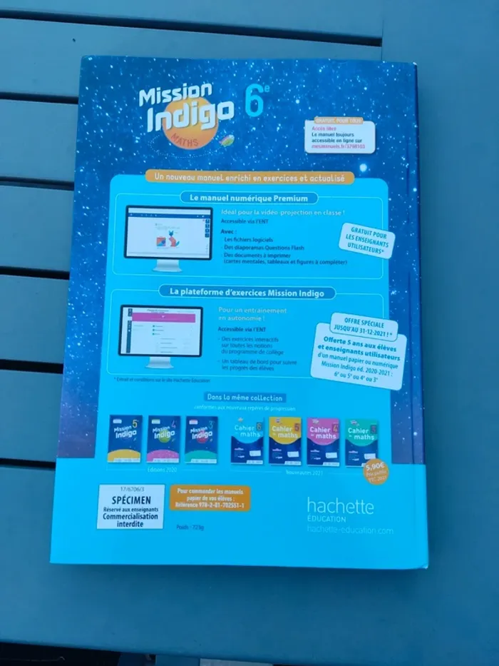 Livre Mission Indigo 6ème - photo numéro 2