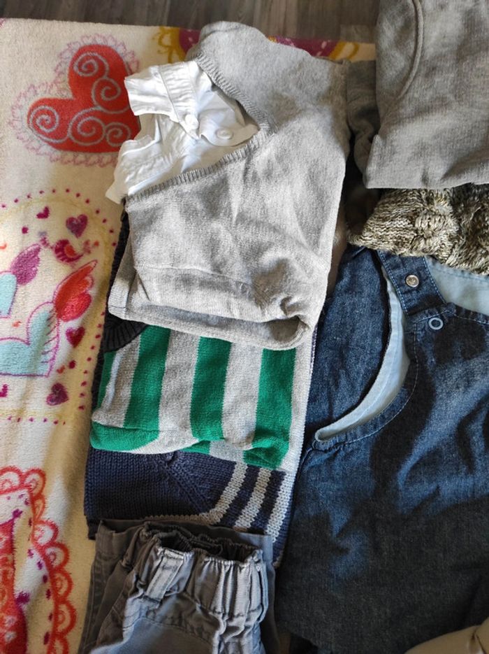 Lot vêtements garçon hiver 12 mois - photo numéro 5