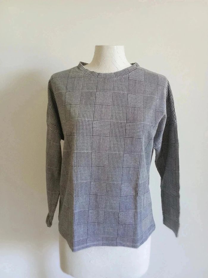T-shirt à carreaux