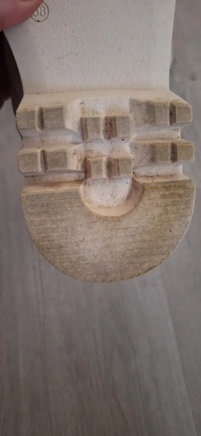 bottines Sinéquanone en cuir de couleur crème - photo numéro 4