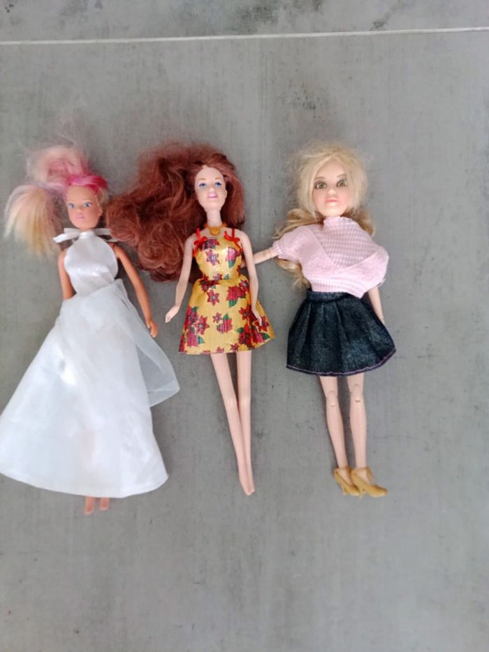 Lot de 3 poupées - photo numéro 3