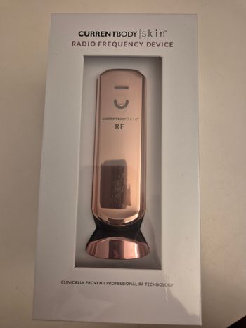Currentbody skin radio frequency device rose gold