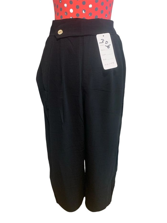 Pantalon noir fluide taille élastique 🍭🍭